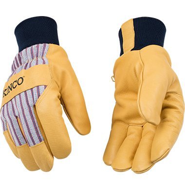 Kinco 1927KW Lined Pigskin Gloves with Knit Wrist