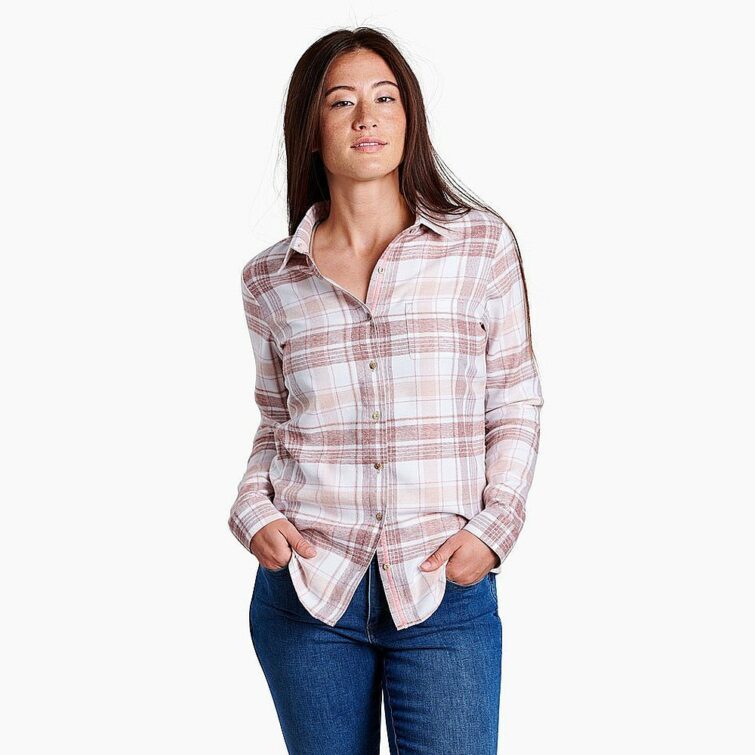 women's kuhl kamila flannel shirt